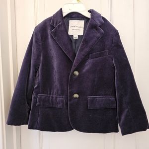 Blue velvet jacket/blazer